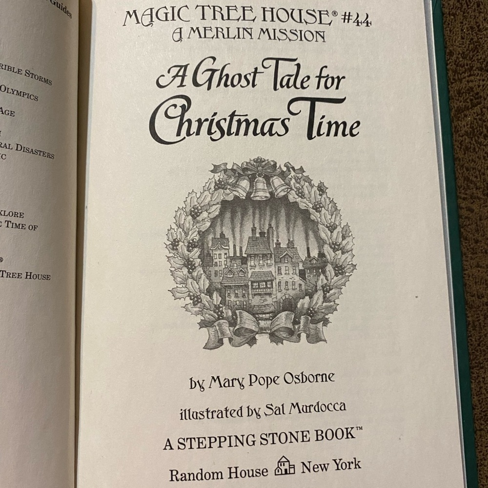 “A Ghost Tale for Christmas Time” Children’s Book Magic Tree House Series #44 - Picture 13 of 16